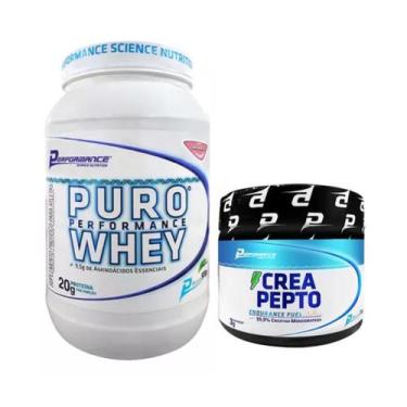 Imagem de 1 Puro Whey Protein 909G + 1 Crea Pepto150g- Performance