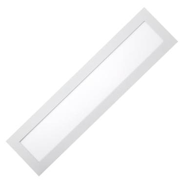 Imagem de Painel Plafon Luminária Retangular Led 60X15cm 30w Embutir Slim Branco Frio 6500k Ideal Para Cozinha, Sala, Quarto, Banheiro Bivolt - DDM LEDS