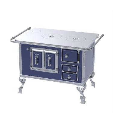 Imagem de Fogao a Lenha Venax n 2 Sec XVIII Chapa de Aluminio Azul