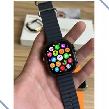 Imagem de Relógio Smartwatch Inteligente Ultra Pro Max Serie 8 49mm Atualizado Cor preto 2023