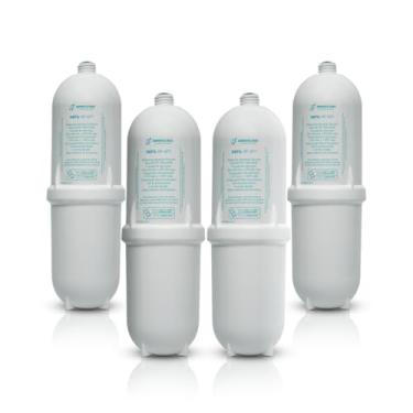 Imagem de Kit 04 Refil Filtro Hidrofiltros Compatível com Purificador Soft Everest Purificador STAR/SLIM/FLAT/FIT/PLUS Filtro similar ao refil 2 em 1