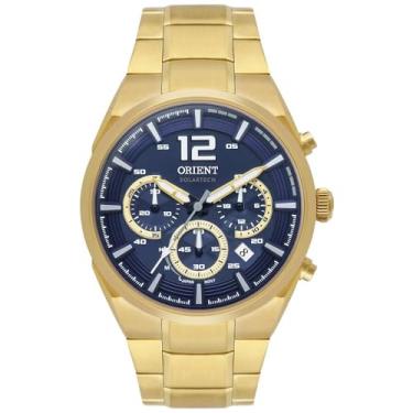 Imagem de Relógio Orient Masculino Ref: Mgssc055 D2kx Solar Cronógrafo Dourado