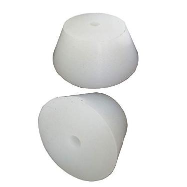 Imagem de 3# -14# Tampa de borracha de silicone diâmetro 8 mm perfurado para válvula de ar borbulhador vinho fermentação pacote com 2//43 (tamanho: 14# diâmetro 8 mm perfurado)