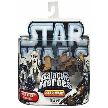 Imagem de Star Wars Galactic Hero Scout Trooper with Speeder Bike