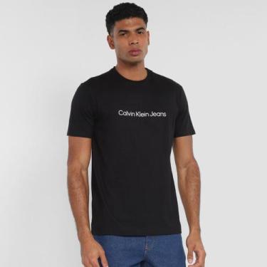 Imagem de Camisetas Calvin Klein Embossed Masculina