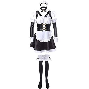 Imagem de Fantasia de cosplay Fate EXTELLA Tamamo no Mae The Umbral Star Maid Dress Conjunto completo, Tamanho:, Female XXL