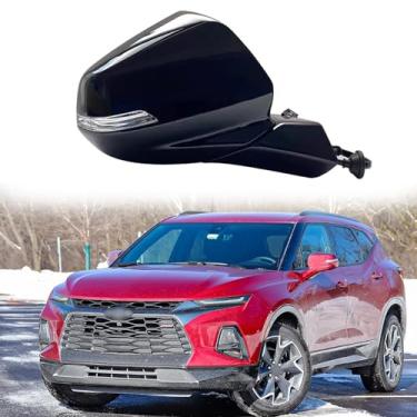 Imagem de Espelho retrovisor lateral adequado para Chevrolet Blazer 2020 2021 2022 Conjunto de espelho lateral do passageiro acessórios de espelho retrovisor do carro substituição do espelho lateral (7 fios)