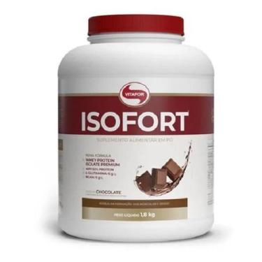 Imagem de Isofort Whey Protein 1800G Chocolate - Vitafor 1.8 Kg