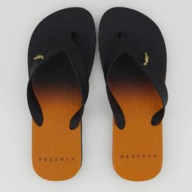 Imagem de Chinelo Reserva Anoitecer Preto e Laranja-Masculino