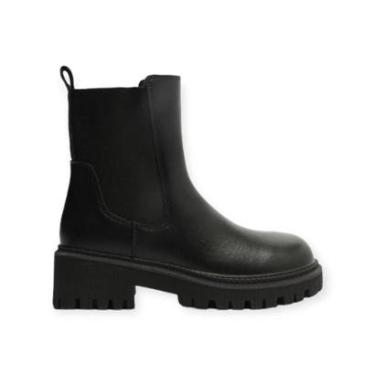 Imagem de Bota Chelsea Tratorada Anacapri Feminino Preto-Feminino