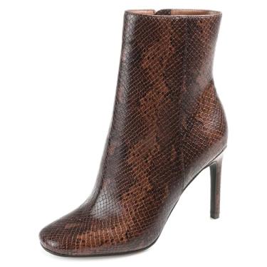 Imagem de Journee Collection Womens Silvy Tru Comfort Foam Inside Zip Stiletto Booties Snake 10 Medium WOMENS US