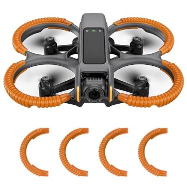 Imagem de STARTRC Protetor de hélice Avata 2 para DJI Avata 2 Drone protetor anticolisão à prova de choque protetor de hélice para DJI Avata 2 Fly More Combo acessórios (laranja)
