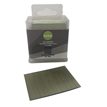 Imagem de Cadex Pregos Brad galvanizados B23/50-4M calibre 23 com 4000 fixadores por caixa, 50 mm