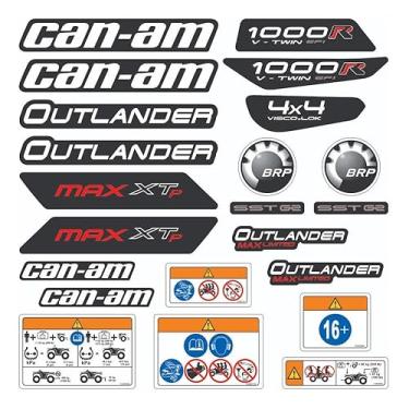 Imagem de Kit adesivos plastificados quadriciclo BRP Can Am Outlander 1000 Max XTp