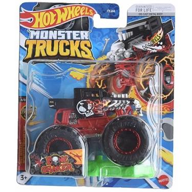 Imagem de Hot Wheels Monster Trucks Bone Shaker, Connect and Crash Car
