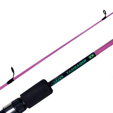 Imagem de Vara Para Pesca Média Carretilha Mig Tambaqui CPI-10 1,80m 40lbs Rosa Inteiriça