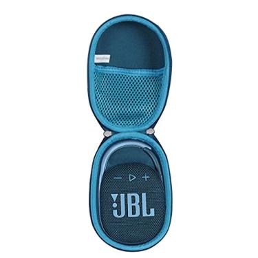 Imagem de Anleo Capa rígida de viagem para JBL Clip 5 / Clip 4 - Mini alto-falante Bluetooth portátil (azul)
