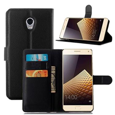 Imagem de NEKOYA Capa carteira Lenovo Vibe P1, capa carteira flip de couro PU premium com compartimento para cartão, suporte e fecho magnético [capa interior TPU à prova de choque] compatível com Lenovo Vibe P1