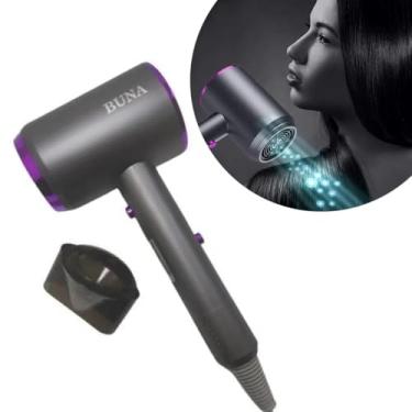 Imagem de Secador De Cabelo Com Difusor Portatil Profissional 5000W 110V (Branco)