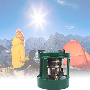Imagem de Fogão de acampamento a querosene verde, fogão portátil a óleo combustível, queimador de aquecedor de óleo de querosene, óleo combustível portátil, adequado para aquecimento doméstico (cor: verde,