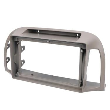 Imagem de Estrutura do Painel de Navegação, Guarnição Resistente à Abrasão do Painel de Rádio de Navegação Elegante 9 Polegadas para Micra K12 2003 a 2010 (Com cabo de alimentação)
