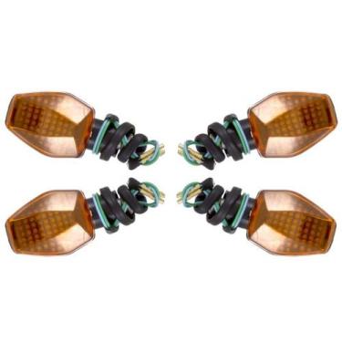 Imagem de Pisca Esportivo Mini Universal Hornet 4 Unidades - Pro tork, LARANJA, 