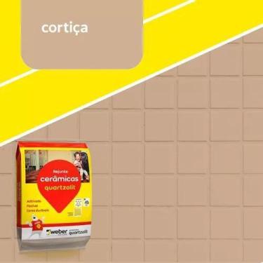 Imagem de Rejunte Flexível 1kg Várias Cores Quartzolit, Preto Grafite