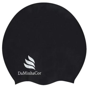 Imagem de Touca de Natação Afro M Daminhacor, Preto