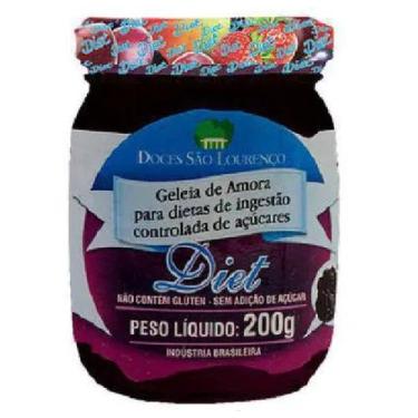 Imagem de Geleia Diet Amora Sao Lourenco 200G - São Lourenço