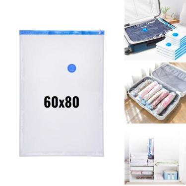 Imagem de Saco Vácuo Organizador Protetor Roupa Embalagem 60X80 - TOP ÚTIL