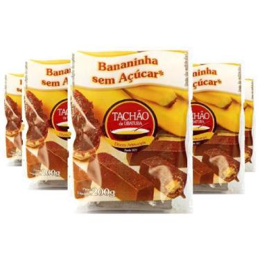 Imagem de Bananinha Sem Acúcar Tachão De Ubatuba 200G - 5 Unidades, 200g, Banana