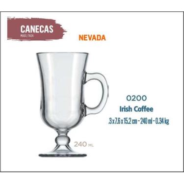 Imagem de 06 Caneca Chocolate - Capuccino - Nevada 240Ml - Nadir Figueiredo
