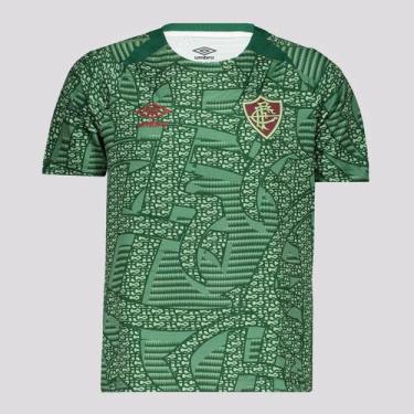 Imagem de Camisa Umbro Fluminense Aquecimento 2024 Juvenil, 10 ANOS