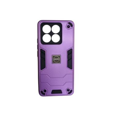 Imagem de Capa Capinha Armadura Resistente Para Xiaomi X6 Pro Cor Roxo Anti Impa