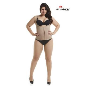 Imagem de Body Modelador Plus Size Cinta Modeladora Compressão S/ Bojo Compressã