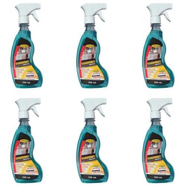 Imagem de Kit 6 desengordurante limpeza pesada multiuso spray allchem 500ml - MI