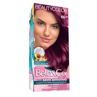 Imagem de Tintura Bela e Cor Sem Amônia 66.26 Marsala - Bela&Cor