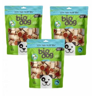 Imagem de 3x Petisco Bio Dog Gourmet Sushi- para Cães- Frango-100g - BioDog