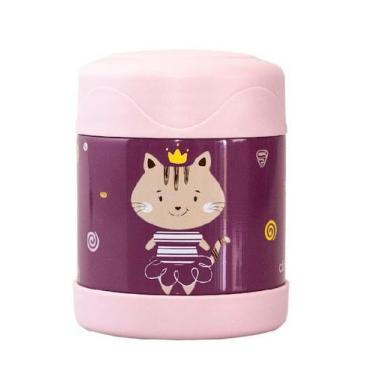 Imagem de Pote Térmico Infantil Aço Inoxidável 330ml Clingo Milky