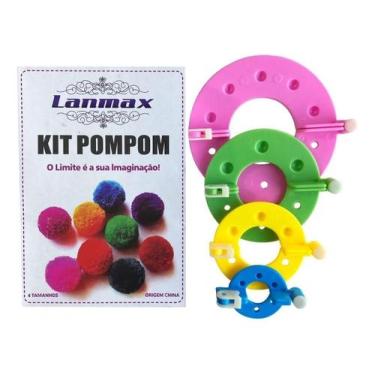 Imagem de Kit faz PomPom 4 Tamanhos - Lanmax