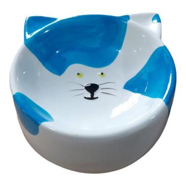 Imagem de Comedouro Individual Porcelana Importado - Gato 150 ml - The Pets Bras