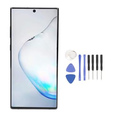 Imagem de Substituição de Tela de 6,8 Polegadas para Note 10 Plus, Kit de Reparo de Conjunto de Toque Digitalizador de Impressão Digital Com Display LED Orgânico de 10 Unidades, Conjunto