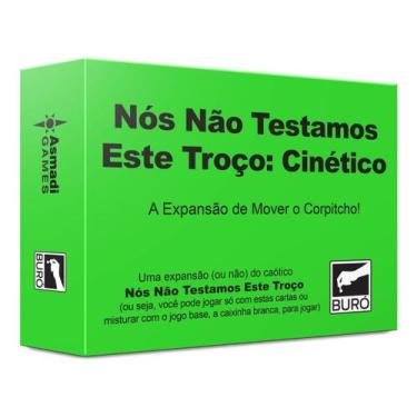 Imagem de Nós Não Testamos Este Troco: Cinético Jogo De Cartas Humor - Buró
