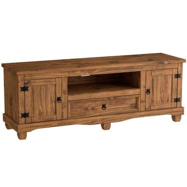 Imagem de Rack P Tv 50 Polegadas 2 Pts C- Pés 100% Madeira Rustic Line Cera