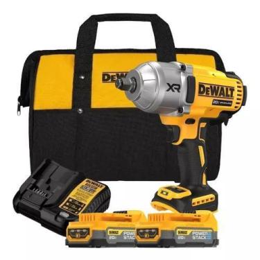 Imagem de Chave De Impacto Dewalt 1/2 2 Baterias Powerstack Dcf900 com Bolsa