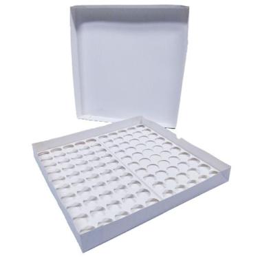 Imagem de Caixa N5 - Base Brigadeiro - Branco - 39 x 39 x 4 - 5 unidades - Assk 
