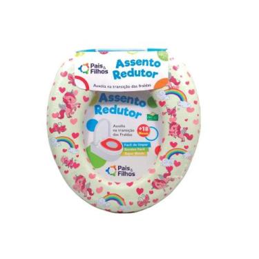 Imagem de Assento Redutor Macio Infantil Bebe Vaso Sanitario Desfralde - PAIS E 