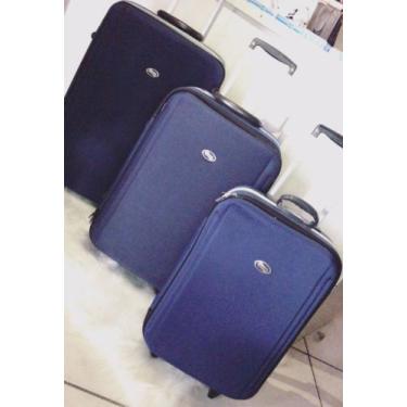 Imagem de Kit de malas jogo com 3 peças P 10kg, M 18kg, G 23kg 01 - FRABAGS, Azu