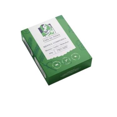 Imagem de Henna composta natural para os cabelos - Casa da Índia