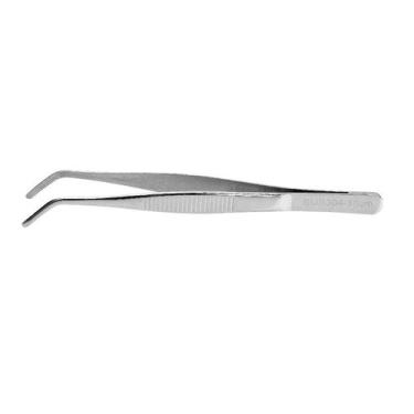 Imagem de Pinça Culinária Curva Aço Inox - 16cm  - 1 unidade - Cromus Linha Prof